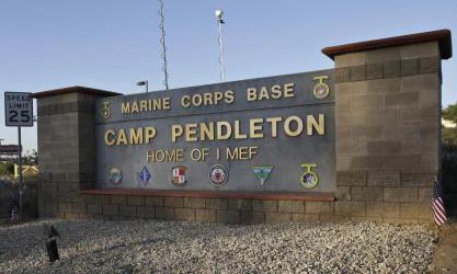 Marine Base Gate, photo courtesy the Paintball Park